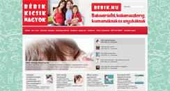 Desktop Screenshot of bebikkicsikesnagyok.hu
